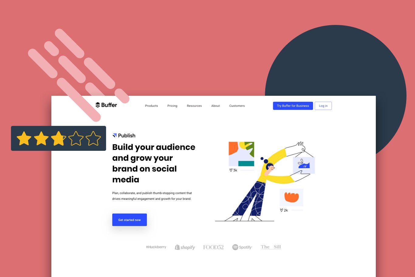 UX analysis of buffer.com fatured