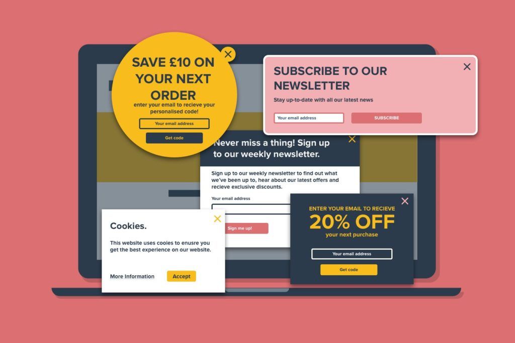 Multiple pop ups