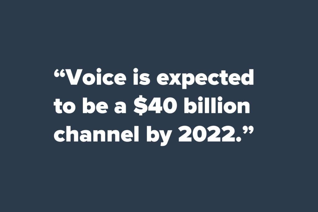Voice search statistic