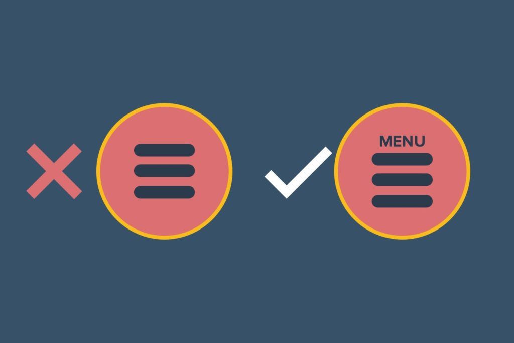 Hamburger icons
