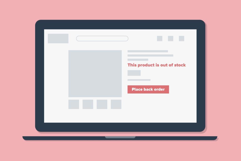 out of stock images