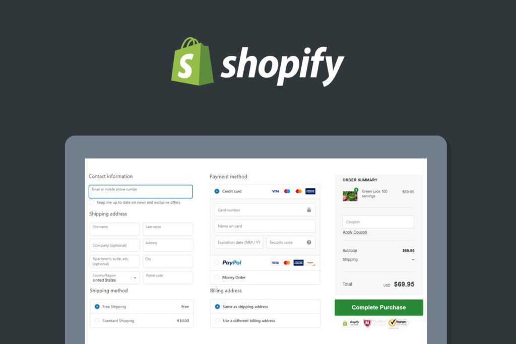 Shopify payment system
