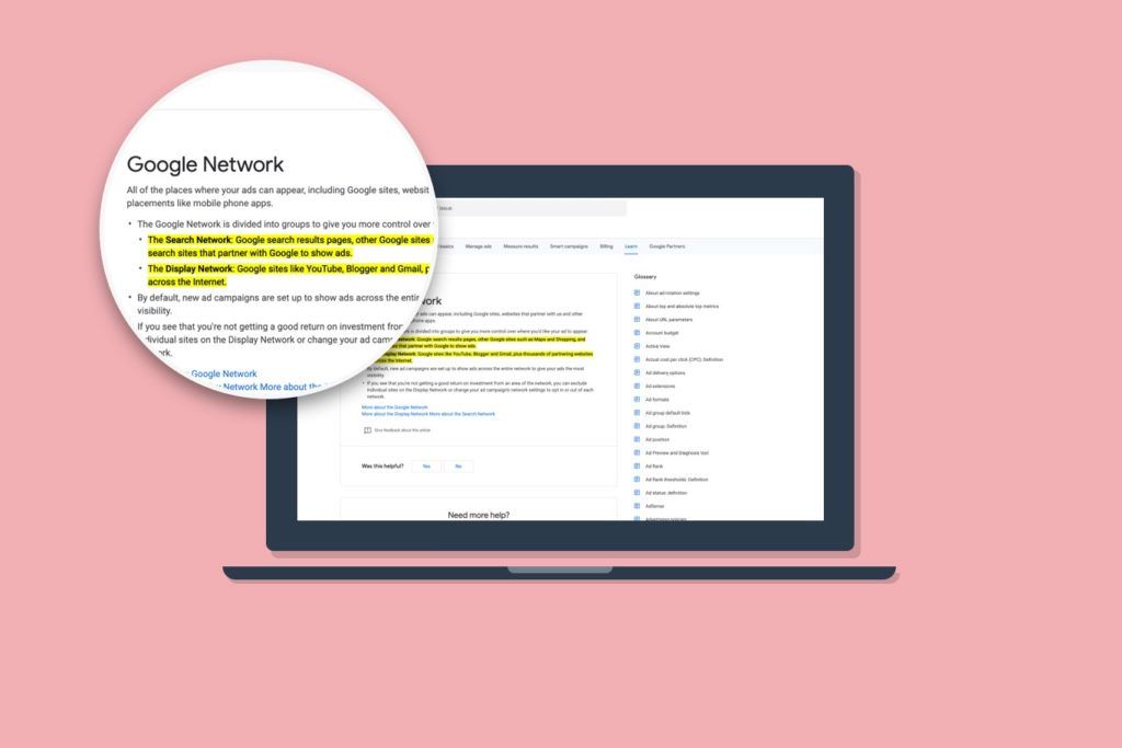 Google Ads for beginners - Google Networks