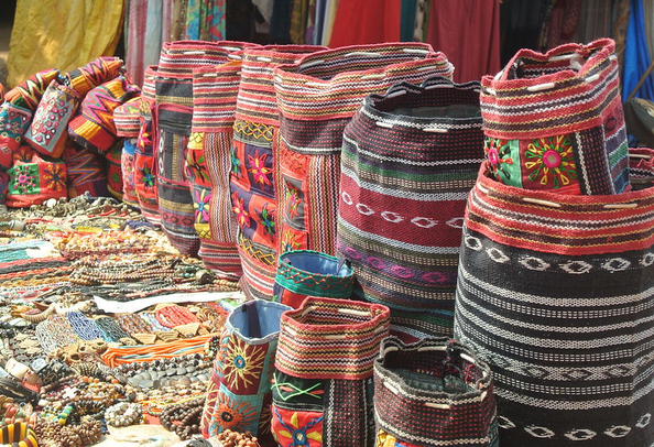 Flea market anjuna beach
