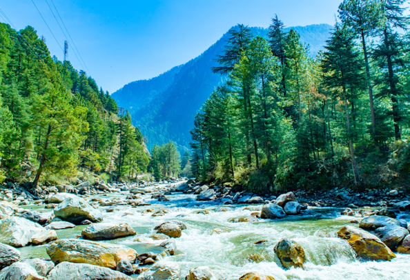 View at Parvati valley