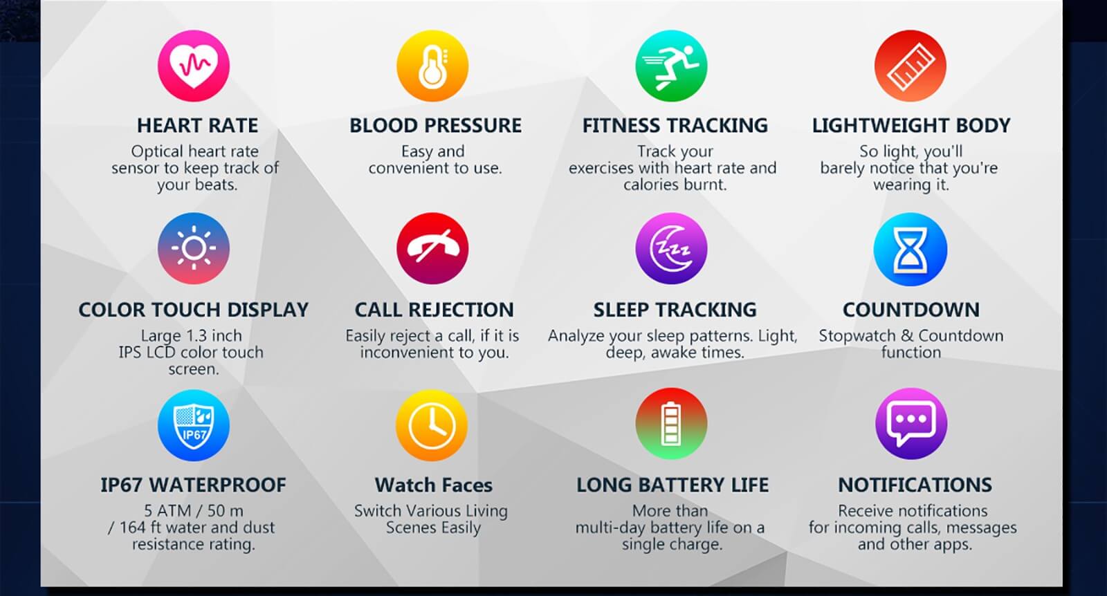 Zeblaze NEO Full-round Touch Screen Smart Watch 5