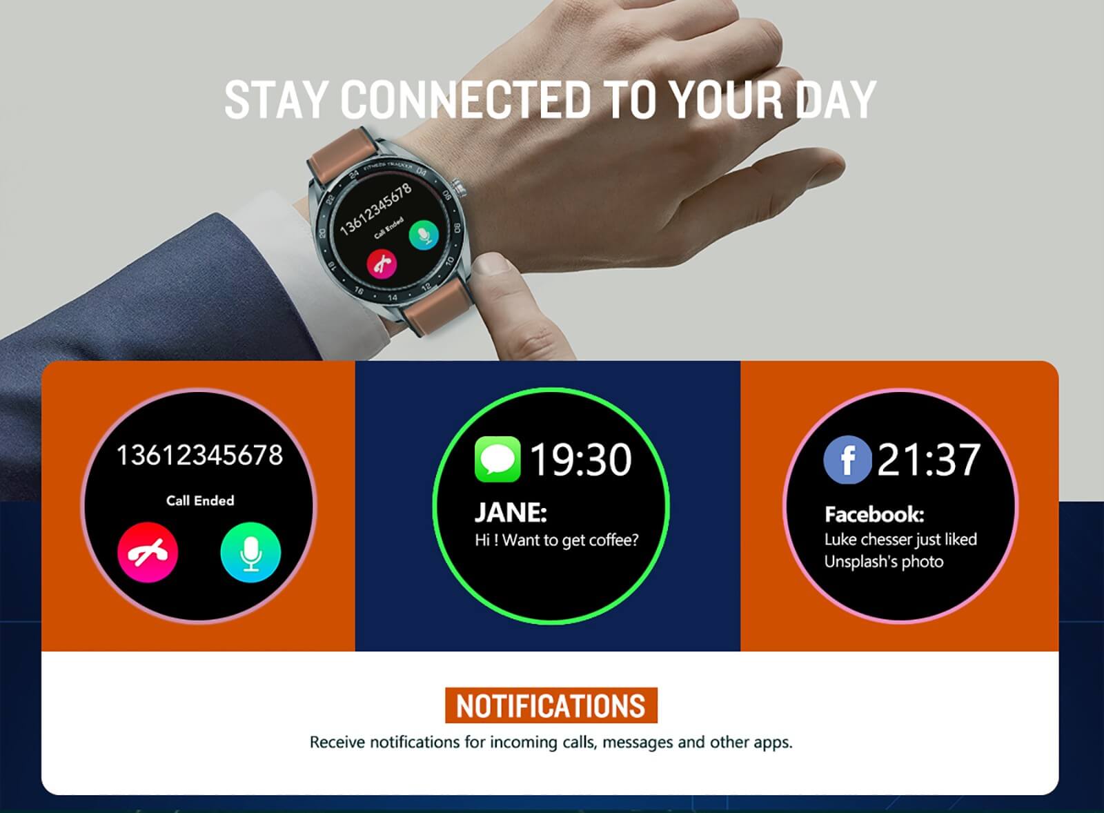 Zeblaze NEO Full-round Touch Screen Smart Watch 10