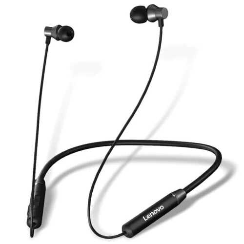 Lenovo HE05 Bluetooth Magnetic Neckband Earphones IPX5 ...