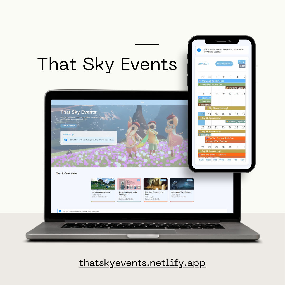 Project 1 ThatSkyCalendar