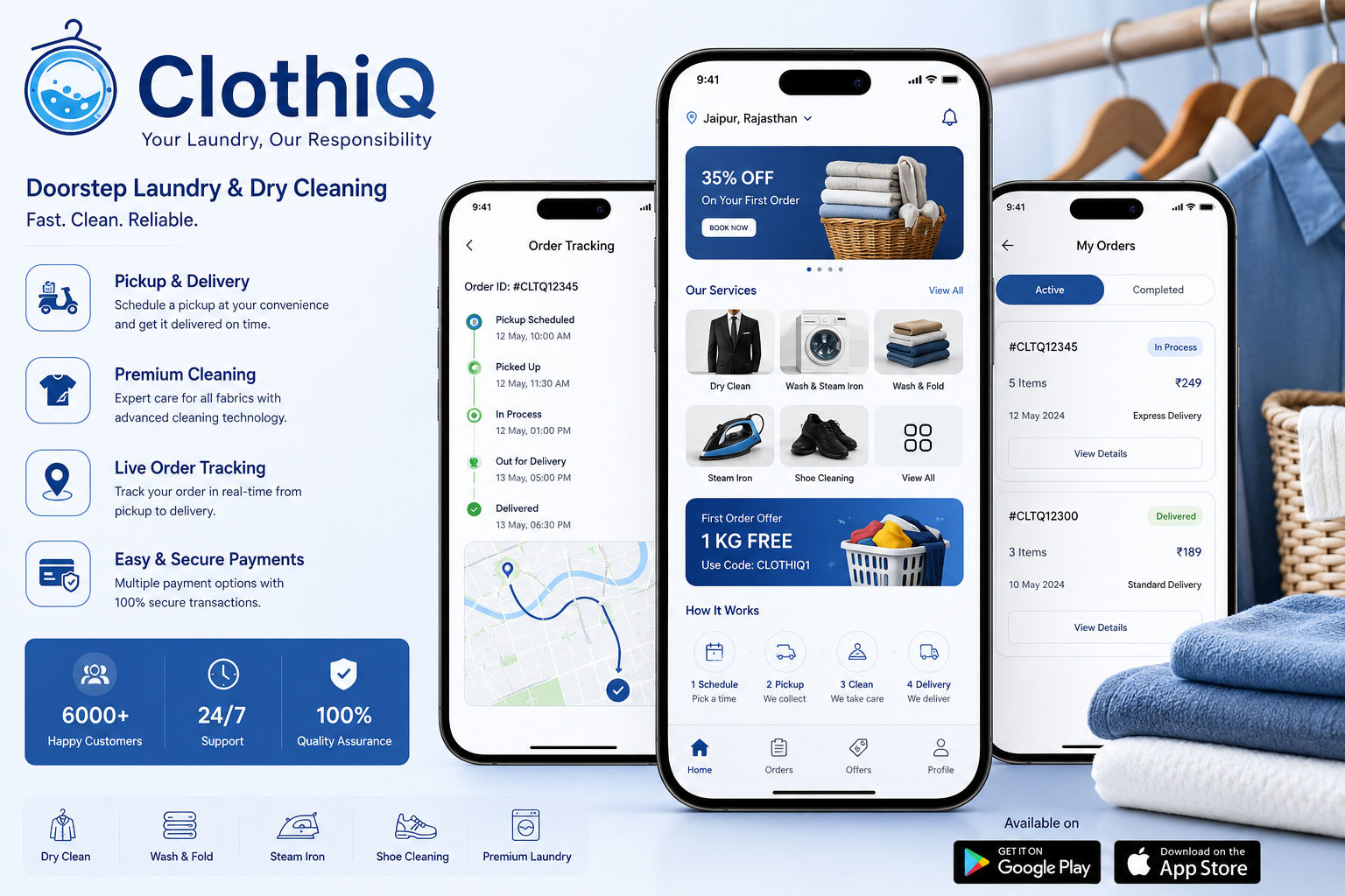ClothiQ — Laundry Management cover