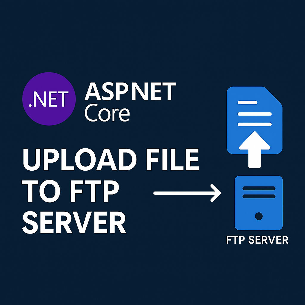 Upload Files to FTP Server In asp .NET Core