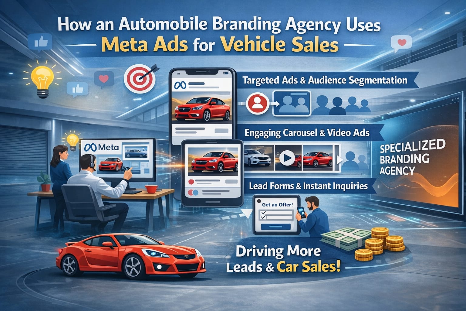 Automobile Branding Agency Meta Ads Funnel