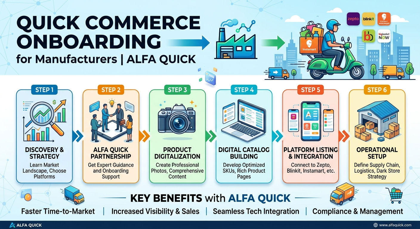 Quick Commerce Onboarding Illustration