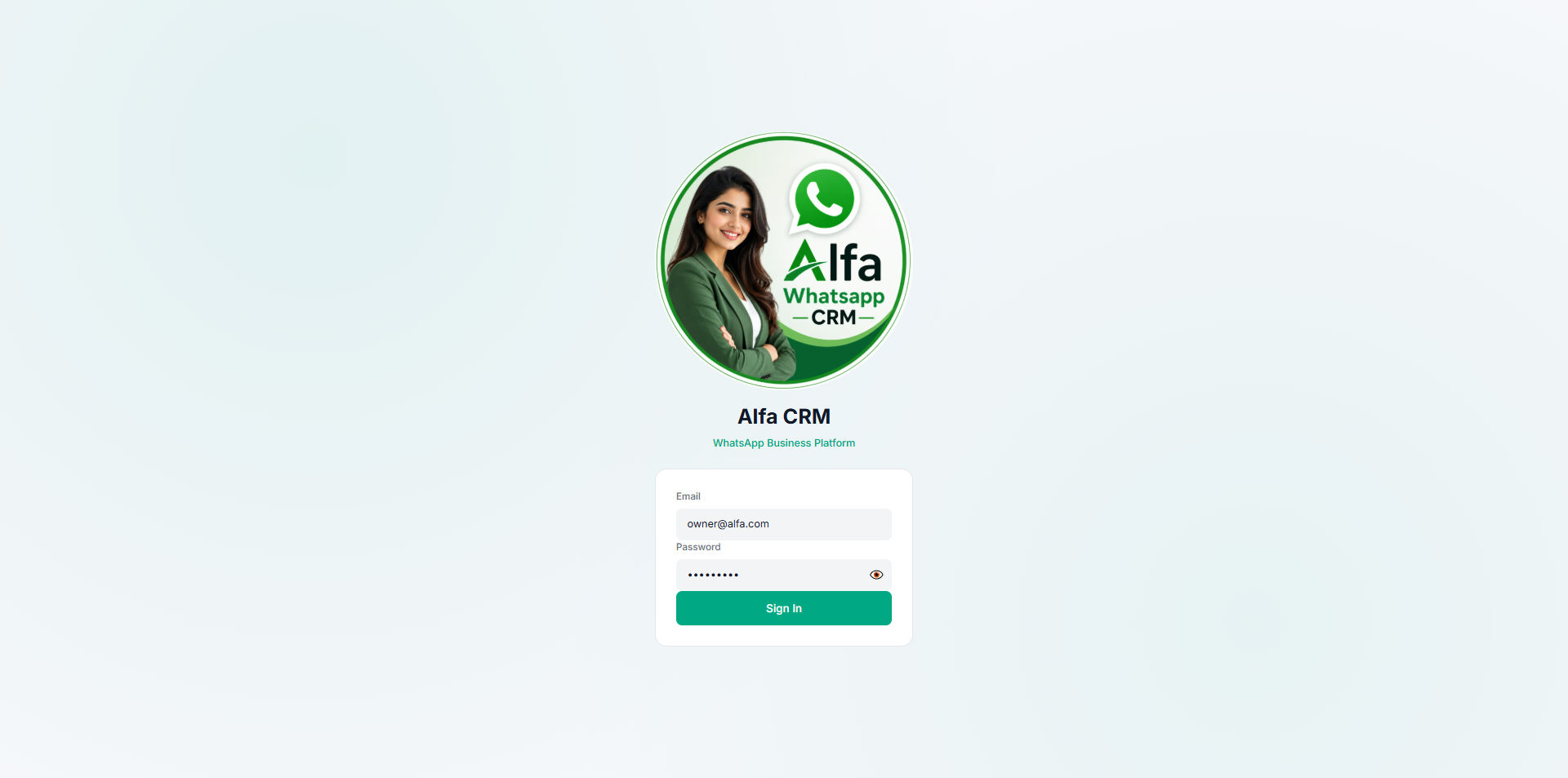 Alfa WhatsApp CRM , CRM software 