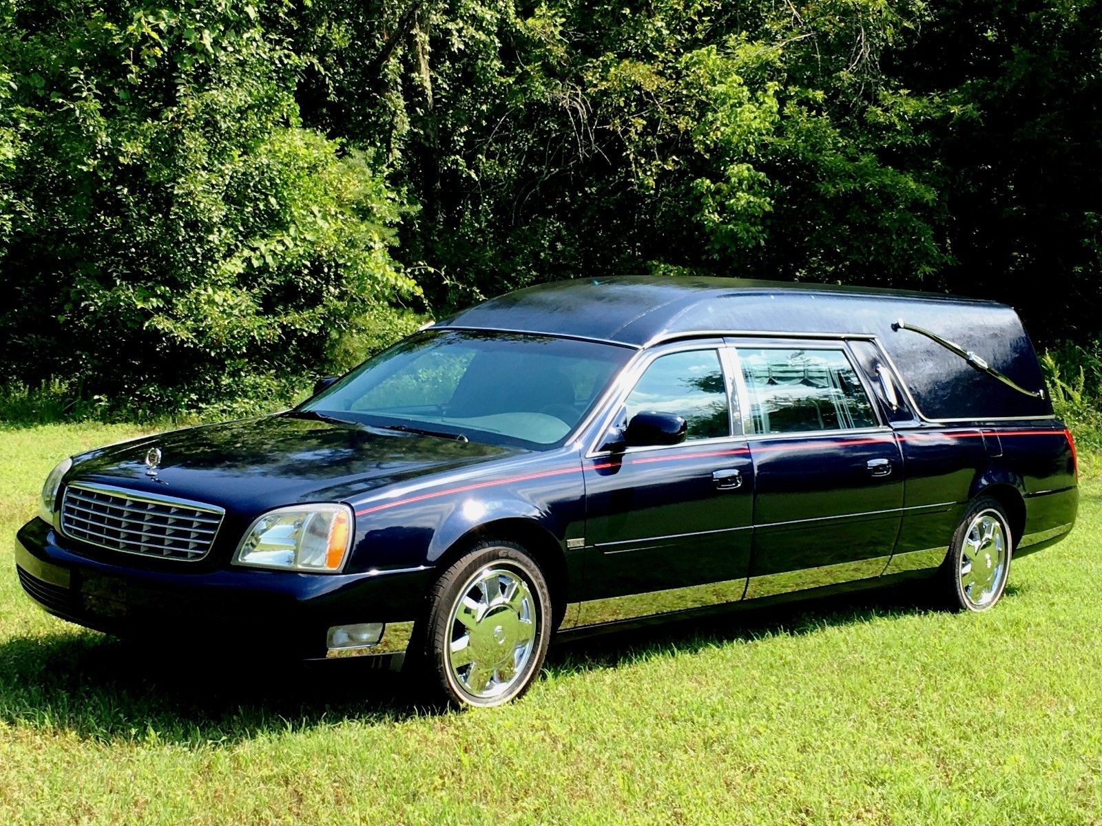 laser straight 2005 Cadillac Deville Eagle hearse Hearses for sale
