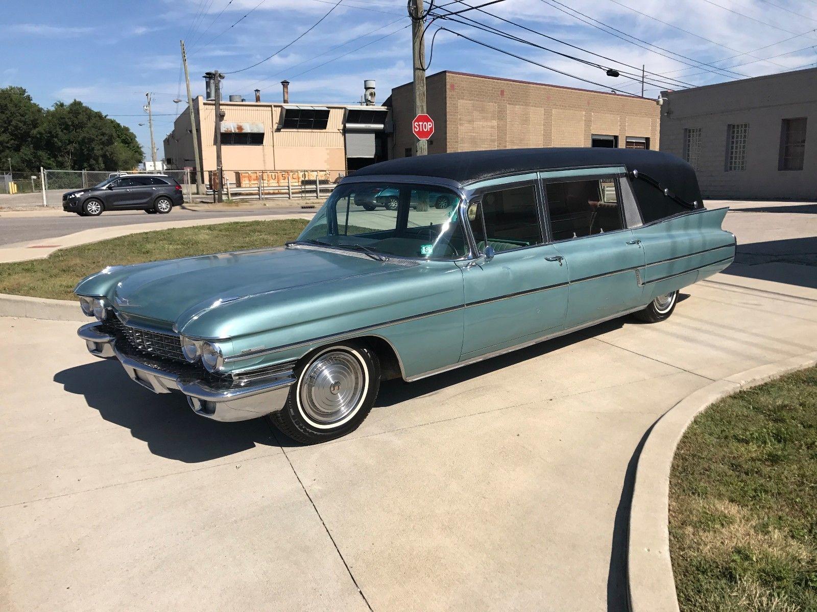 1960 Cadillac Eureka Hearse well serviced for sale. 
