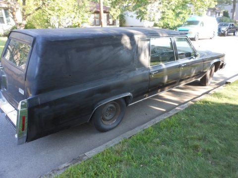 solid driver 1984 Cadillac Brougham Hearse for sale