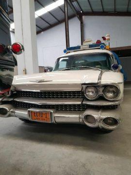 ecto 1 conversion 1960 Cadillac Fleetwood Miller Meteor Ambulance hearse for sale