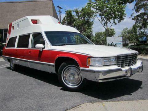 very low mileage 1993 Cadillac Fleetwood hearse for sale