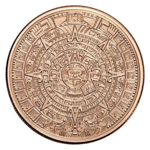 1oz-aztec-calendar-and-pyramid-copper-round-obverse