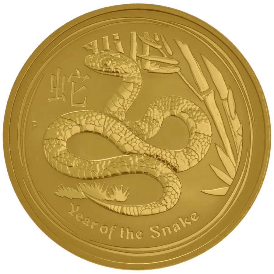 201310ozLunarSeriesIIYearoftheSnakeGoldCoinReverse