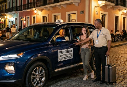 Safe transportation at night in Santo Domingo