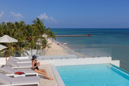 Vista detallada de las instalaciones del resort