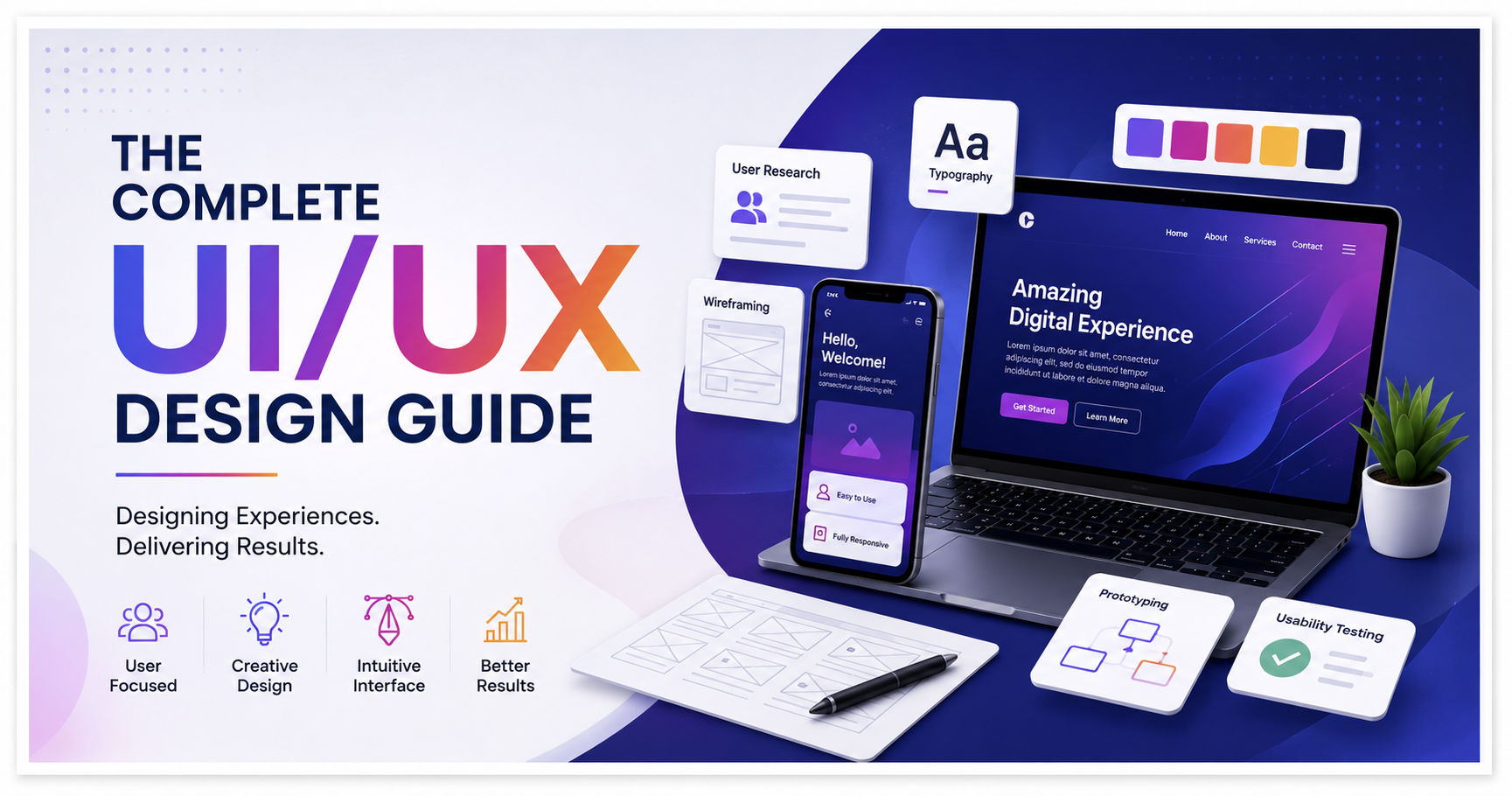 The Complete UI/UX Design Guide: How Great Design Turns Visitors into Loyal Customers