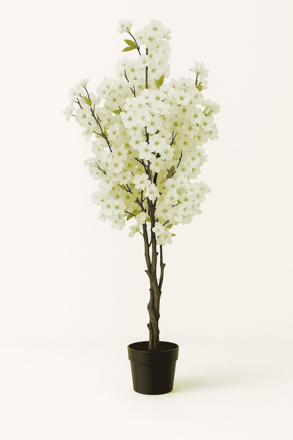 White Cherry Blossom Artificial Tree