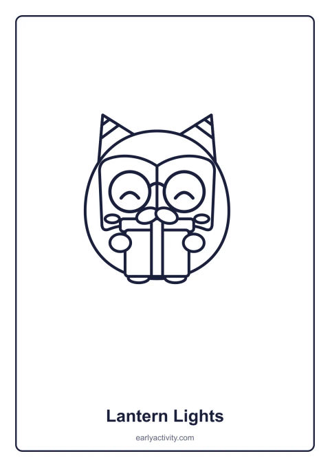 Printable page: Lantern Lights
