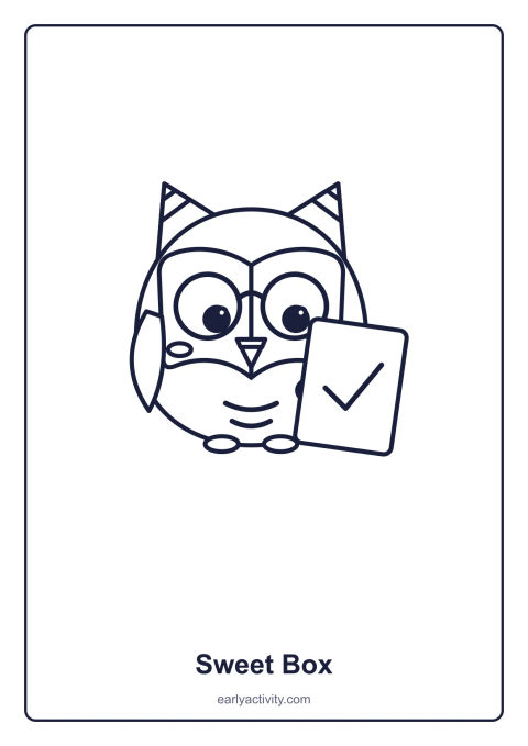 Printable page: Sweet Box