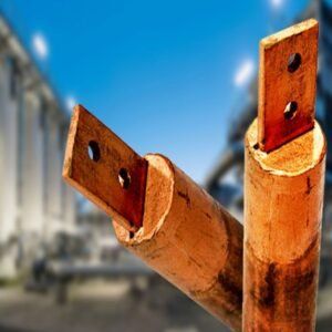 copper chemical earthing