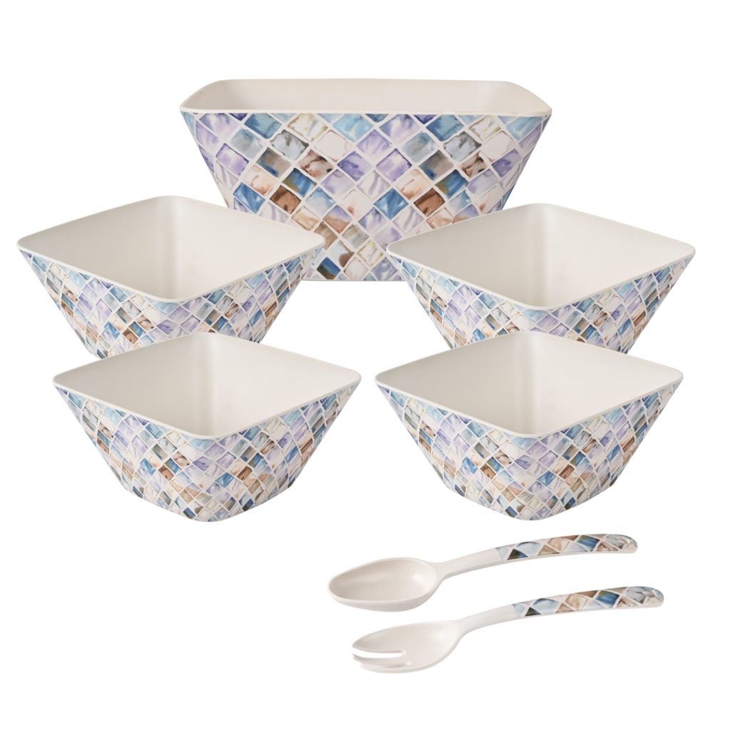 EcoFriendly Bamboo Fibre Salad/Soup Bowl Set