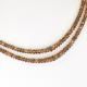 Andalusite Garnet 3.50mm to 5.50mm Rondel Faceted Necklace