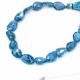 London Blue Topaz Mix Size Tumble / Nugget Faceted Beads (8 Inch)