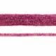 Rubellite Tourmaline 2.50mm to 4mm Rondelle Faceted Beads (16 Inch)