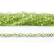 Peridot 3mm to 4mm Coin Shape Smooth Beads (14 Inch)