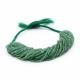 Emerald 2mm to 3mm Rondelle Faceted Beads (6 Inch)