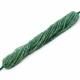 Emerald 2mm to 3mm Rondelle Faceted Beads (6 Inch)