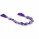 Amethyst (African) Mix Size Tumble / Nugget Smooth Beads (8 Inch) 