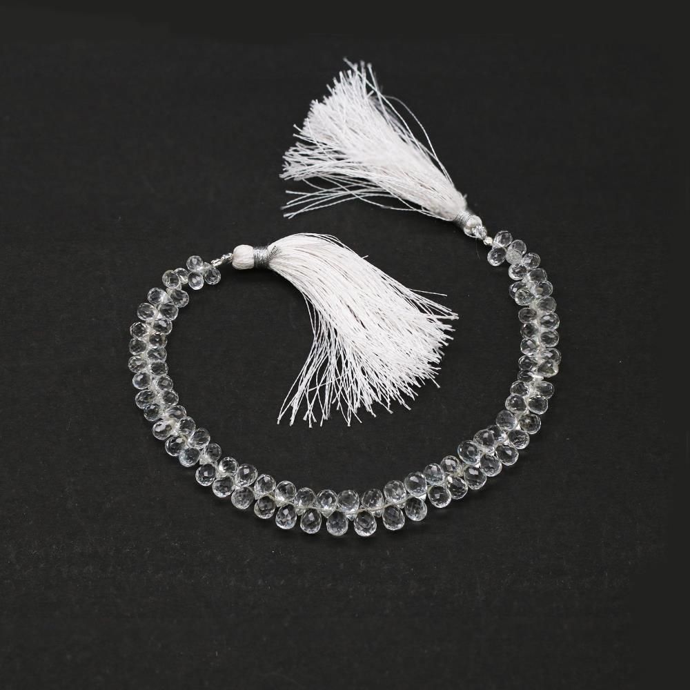 White topaz beads sale