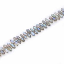 Labradorite 10x5mm Marquise Faceted Beads (8 Inch)
