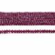 Rhodolite 3mm to 3.50mm Rondelle Faceted Beads (14 Inch)