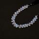 Rainbow Moonstone / White Labradorite 7mm Cushion Faceted Beads (8 Inch)