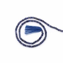 Iolite 3.20mm to 3.50mm Rondelle Faceted Beads (14 inch)