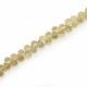 Beer Quartz 5x3.50mm to 7x5mm Drops Faceted Beads (8 inch)