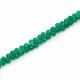 Green Onyx 4x3mm to 6x4.50mm Drops Faceted Beads (8 inch)