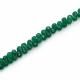 Green Onyx 5.5x3.50mm to 5.5mmx4.5mm Drops Faceted Beads (8 Inch)