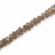 Smoky Quartz 6.50x4.50mm Drops Faceted Beads (8 inch)