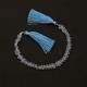 Chalcedony 5.50x3.50mm to 6x4mm Drops Faceted Beads (8 Inch)